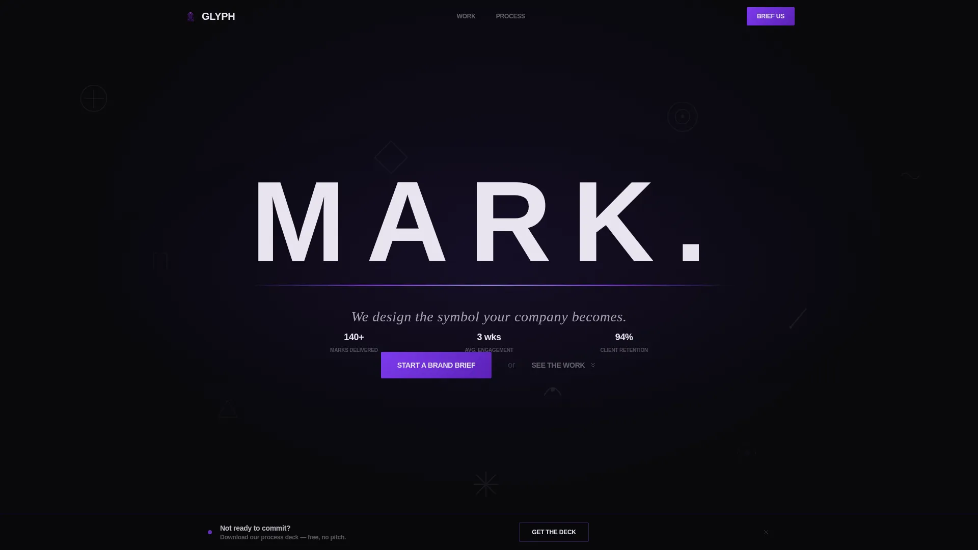 Immersive Logo Design Agency Landing Page Template