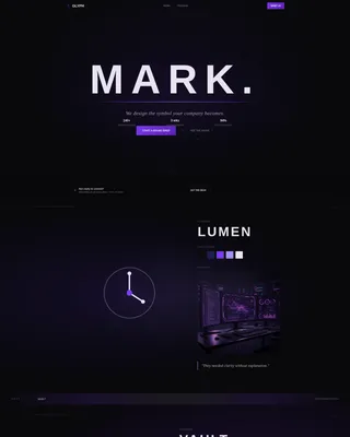Immersive Logo Design Agency Landing Page Template