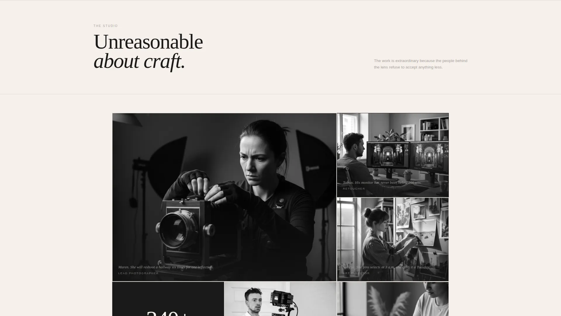 Luxury Architecture Portfolio Landing Page Template