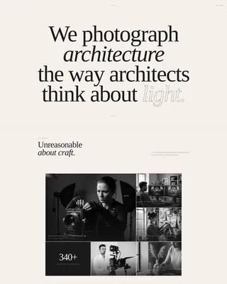 Luxury Architecture Portfolio Landing Page Template