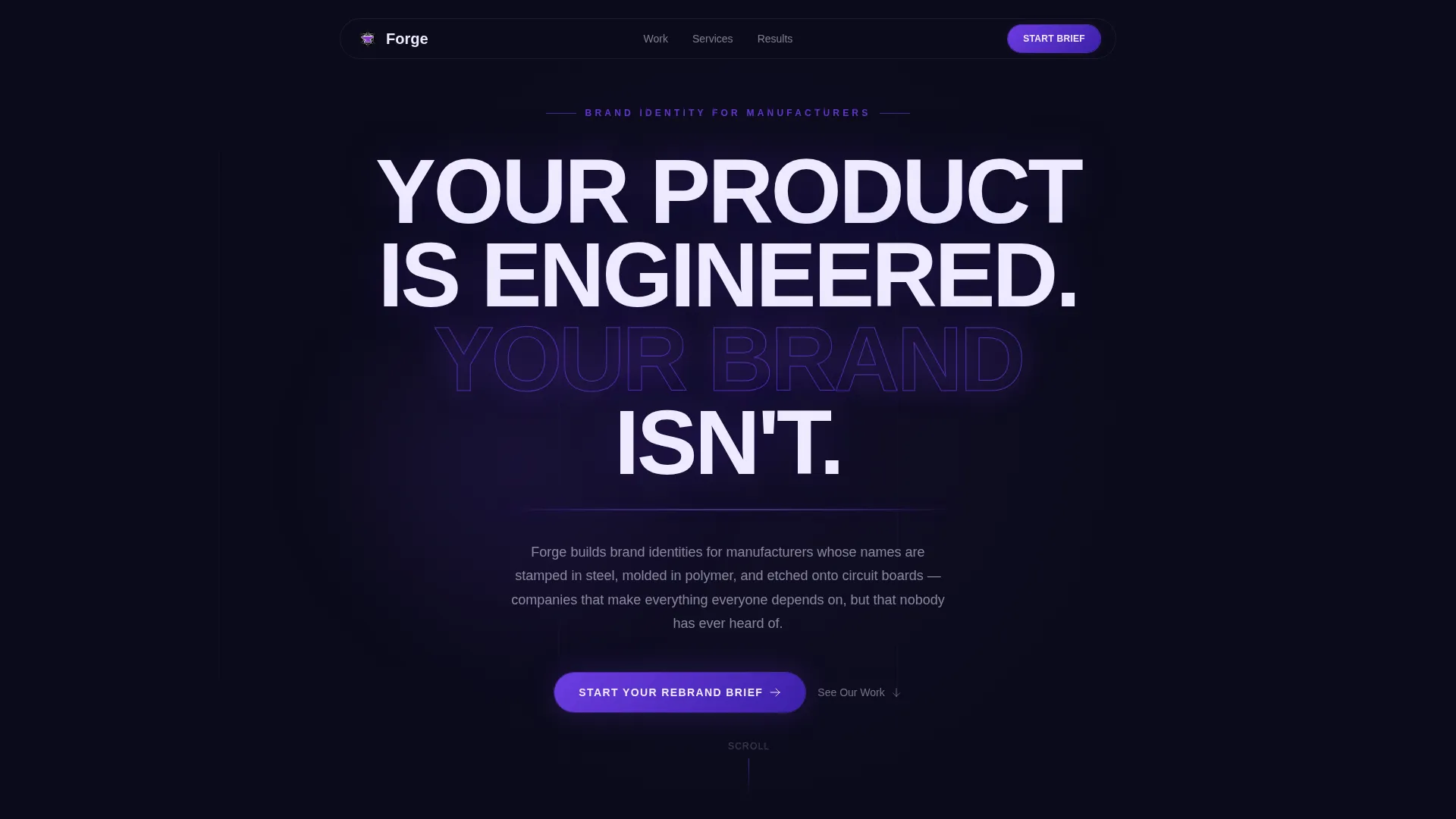 Manufacturing Marketing & Agency Portfolio Website Template