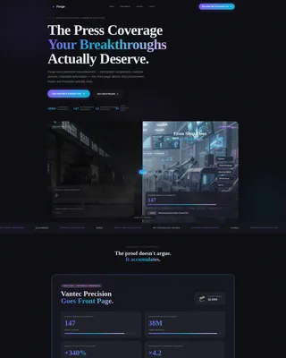 Industrial Fabrication Services Landing Page Template