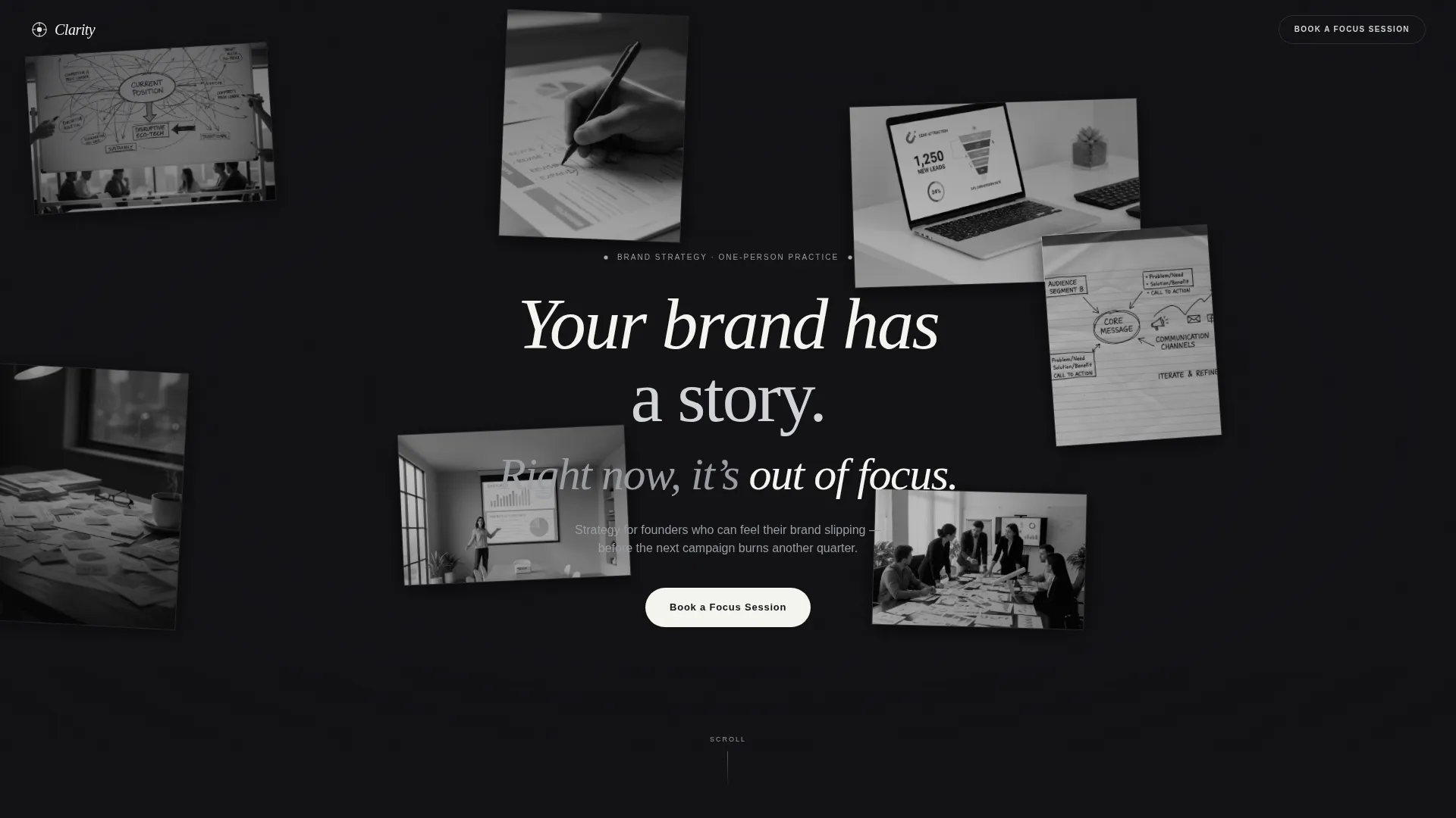 Layered Consultant Landing Page Template