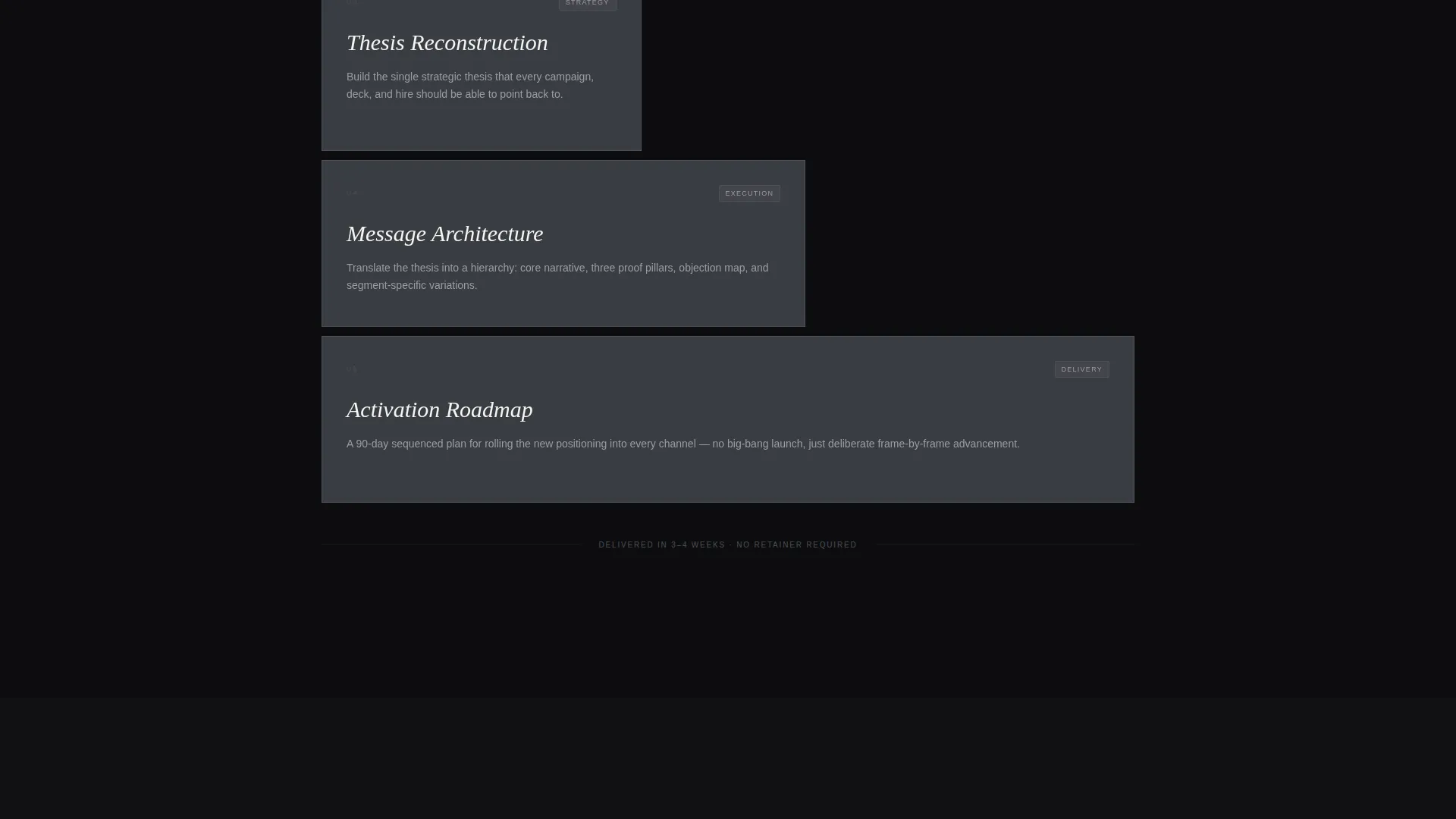 Layered Consultant Landing Page Template