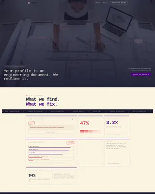 Mechanical Engineer Profile Pre-Launch Website Template