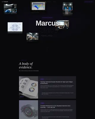 Mechanical Engineer Profile Specialist Pre-Launch Website Template