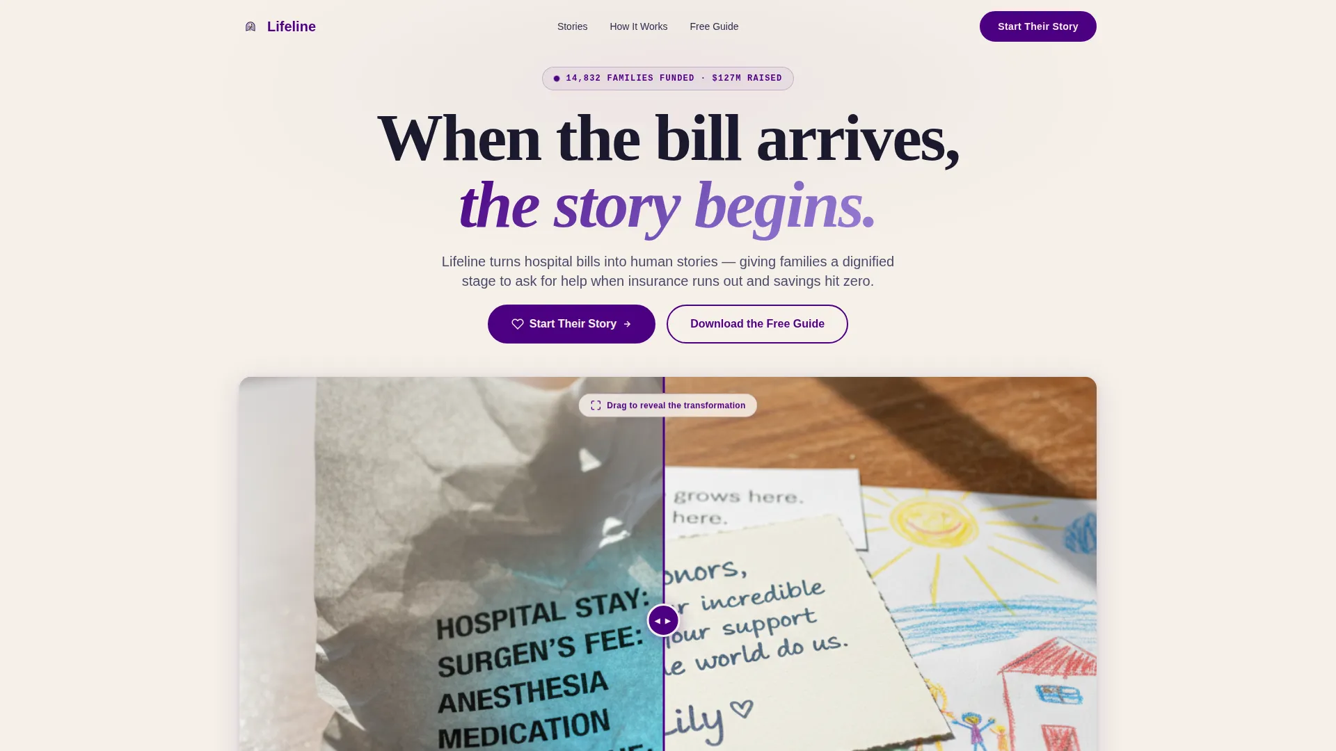 Expert Charity & Fundraiser Profile Professional Website Template