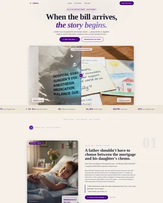 Expert Charity & Fundraiser Profile Professional Website Template