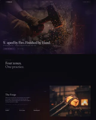 Immersive Metalsmith Portfolio Landing Page Template