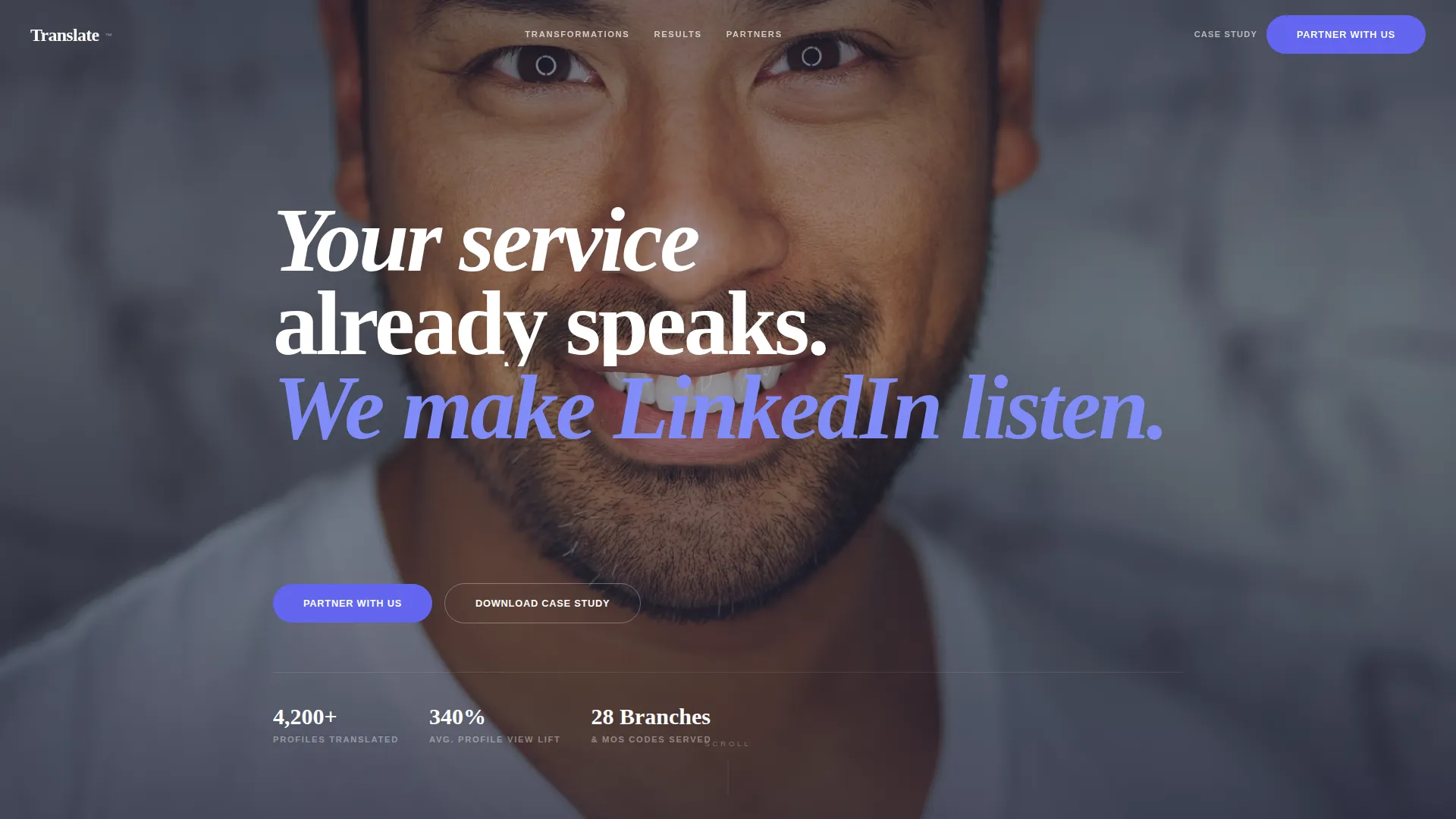 Military to Civilian Career Professional Website Template