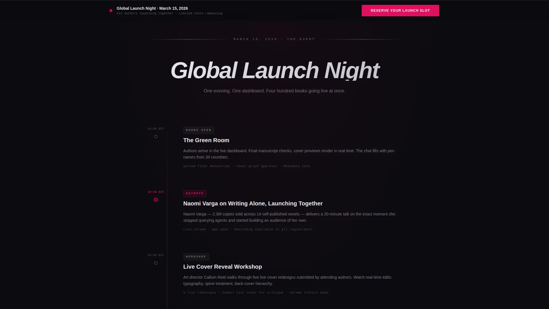 Expert Publishing & Book Industry Pre-Launch & Coming Soon Website Template