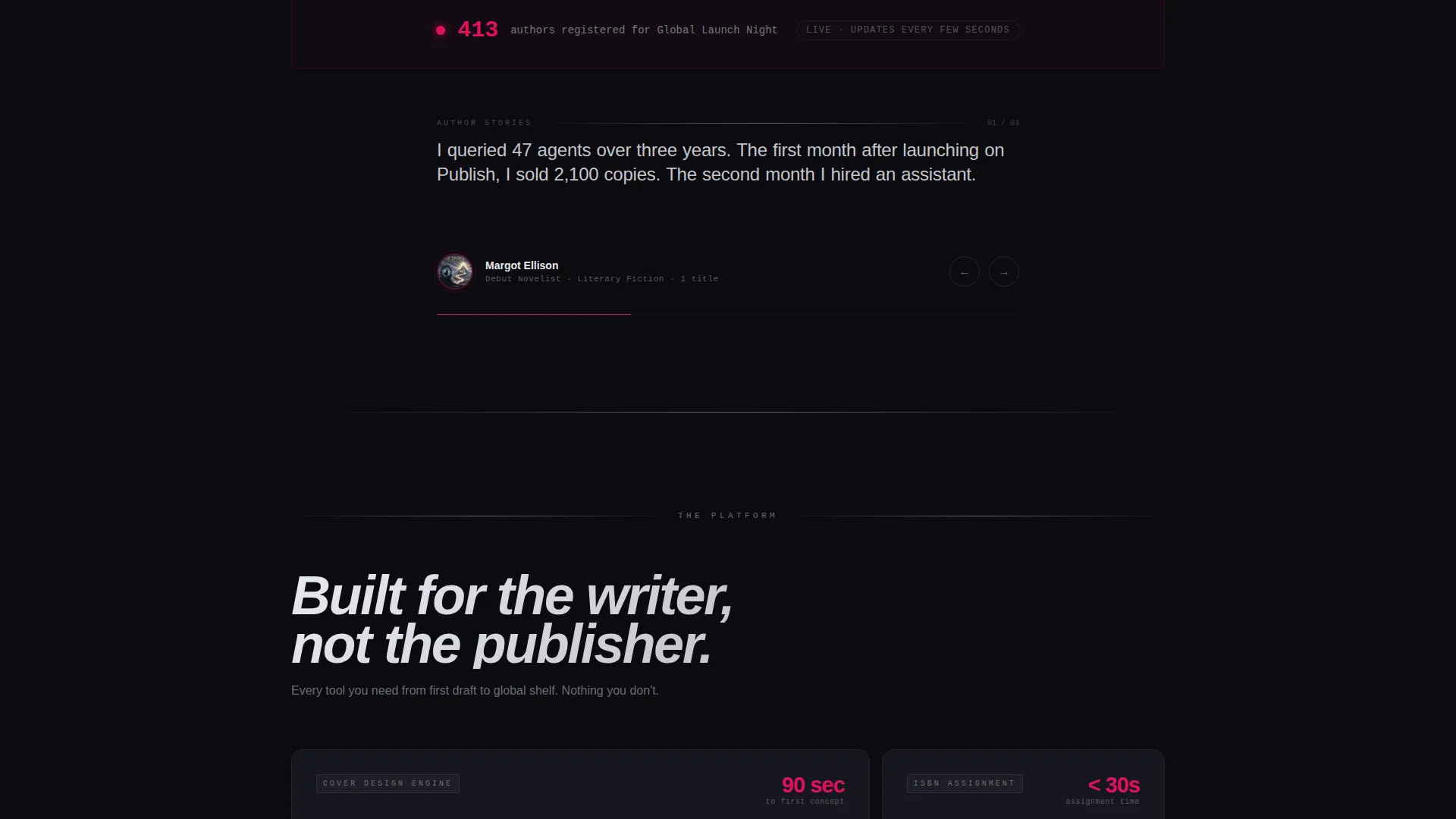 Expert Publishing & Book Industry Pre-Launch & Coming Soon Website Template