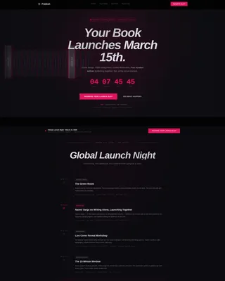 Expert Publishing & Book Industry Pre-Launch & Coming Soon Website Template