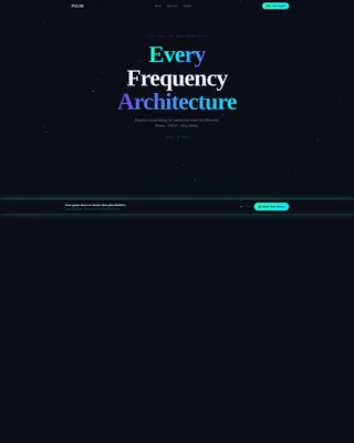 Game Sound Design Studio Landing Page Template
