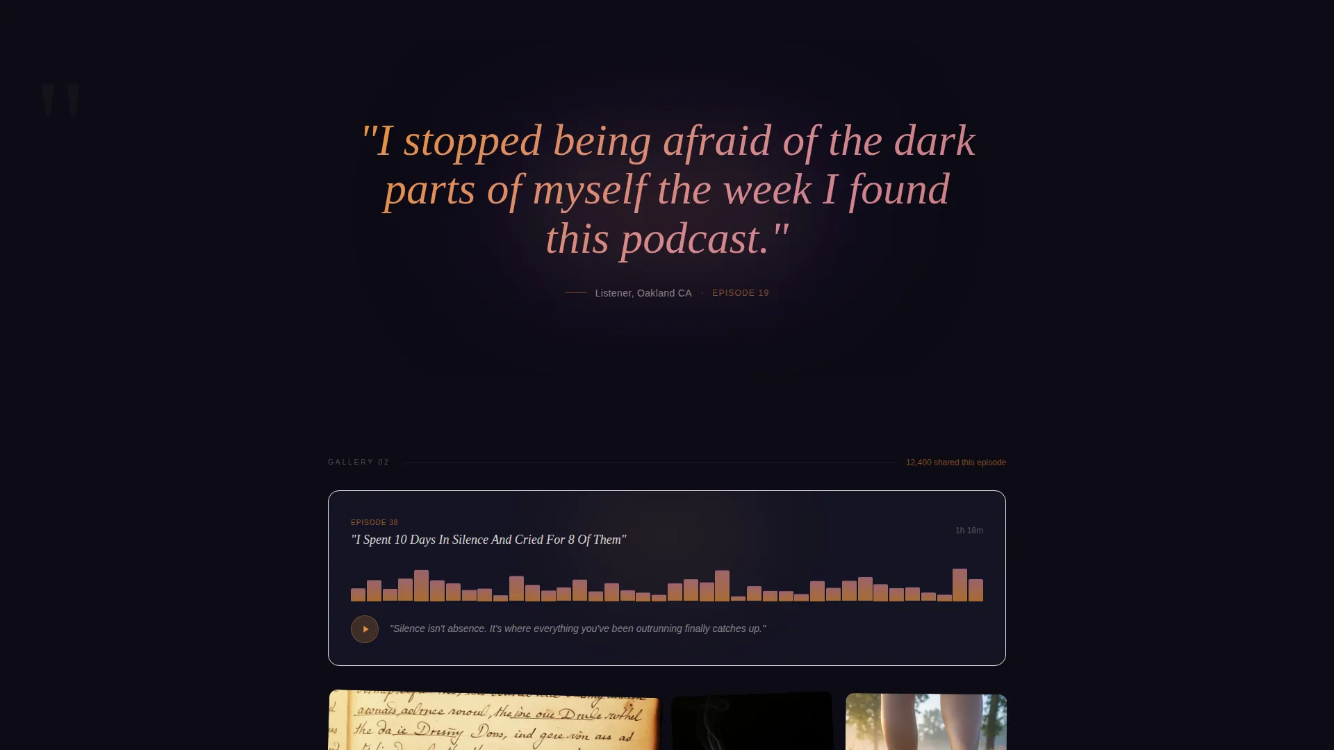 Spirituality Podcast Landing Page Template