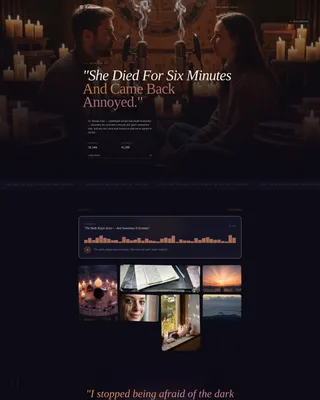 Spirituality Podcast Landing Page Template