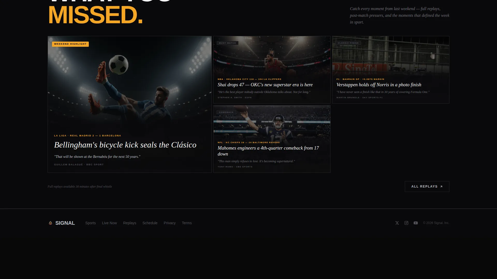 Sports Streaming App Download Landing Page Template