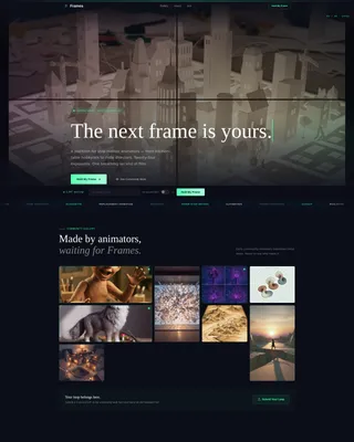 Stop Motion Animation Waitlist Landing Page Template