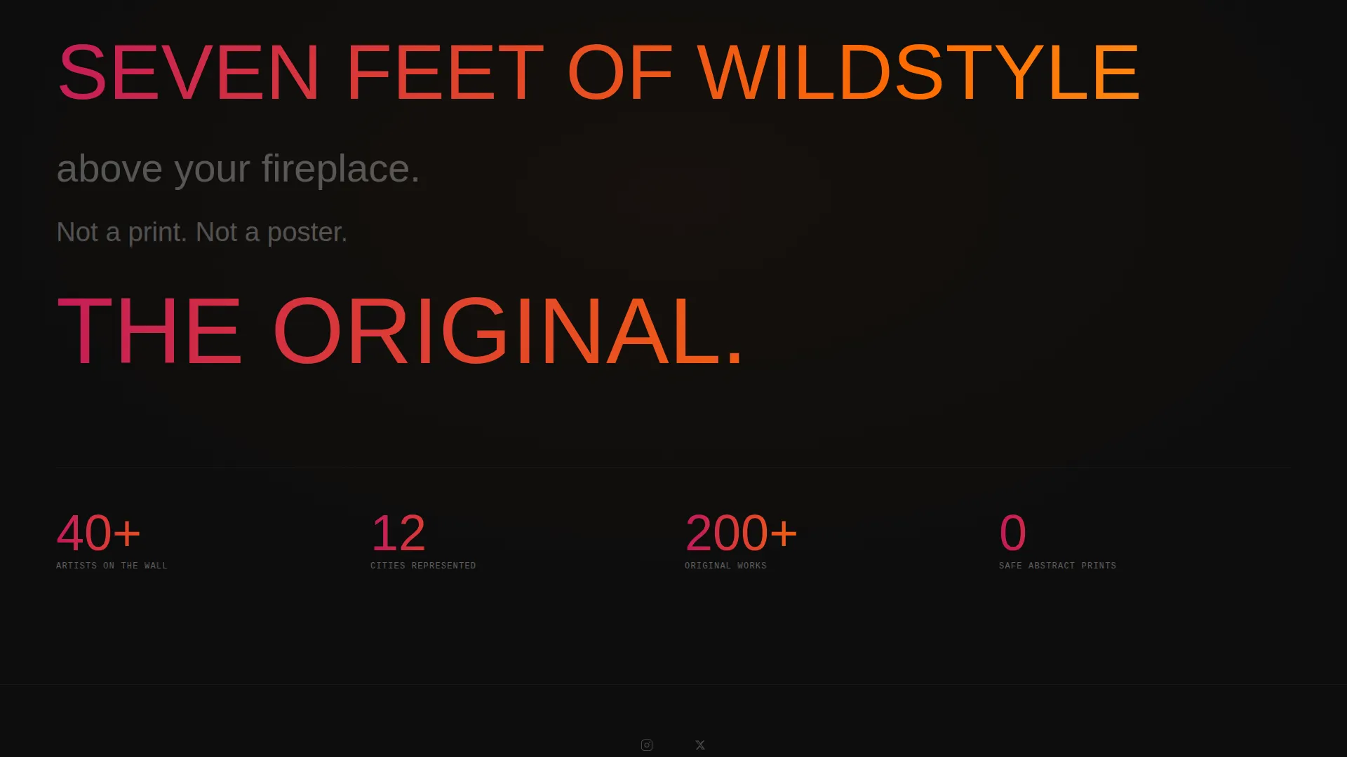 Bold Street Art Gallery Landing Page Template
