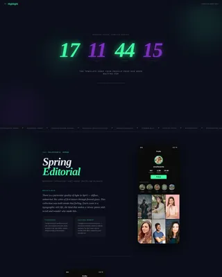 Editorial TikTok Highlight Cover Landing Page
