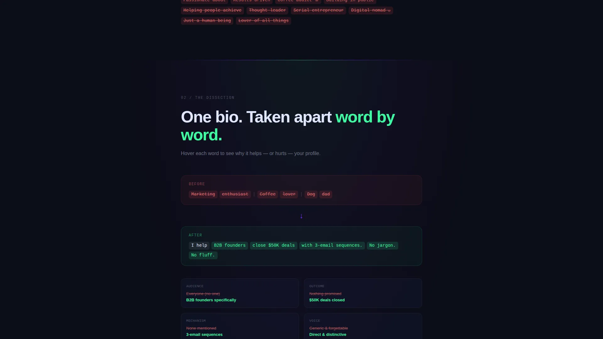 Bio Workshop Landing Page Template for Twitter/X