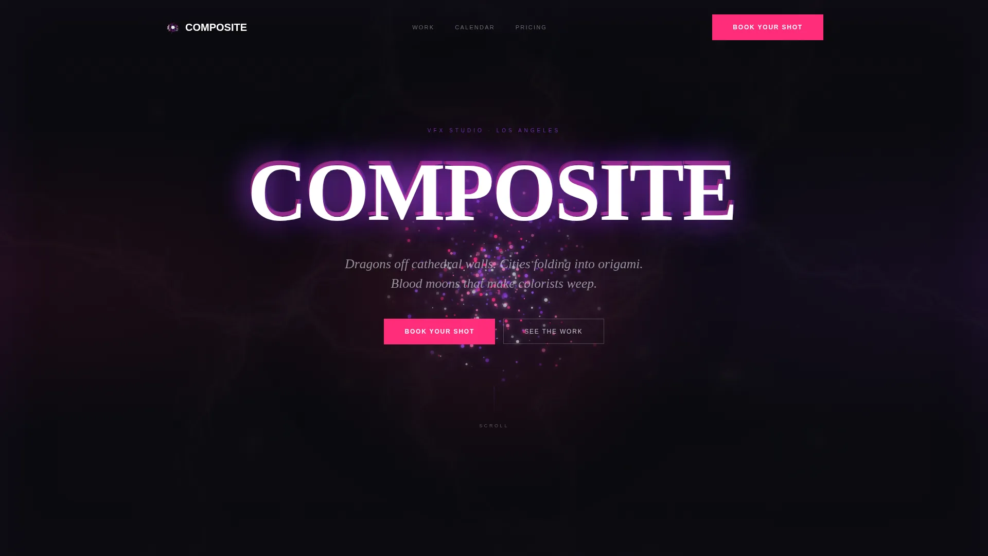 Film & Video Production Booking Website Template
