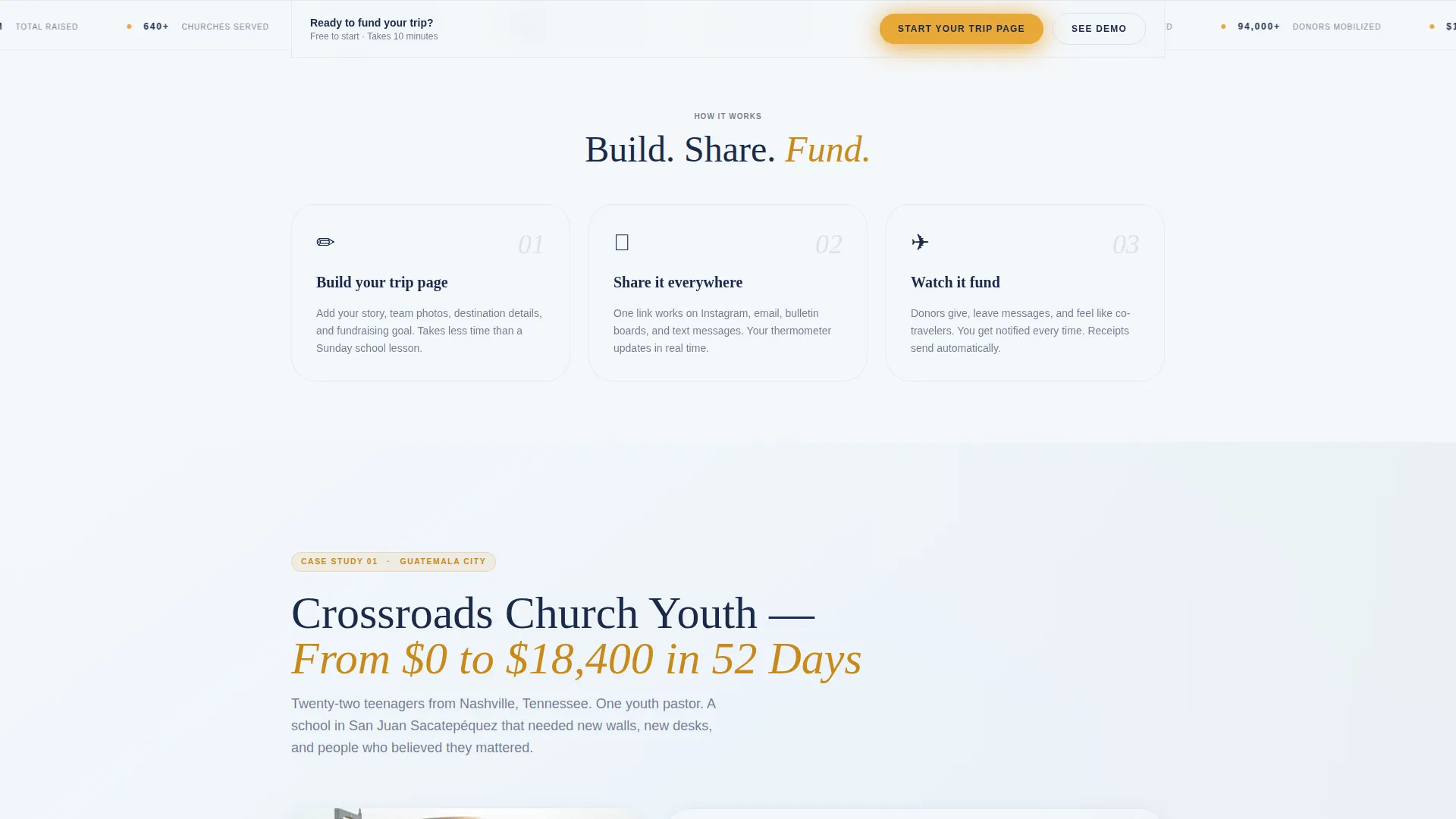 Local Charity & Fundraiser Profile Professional Website Template