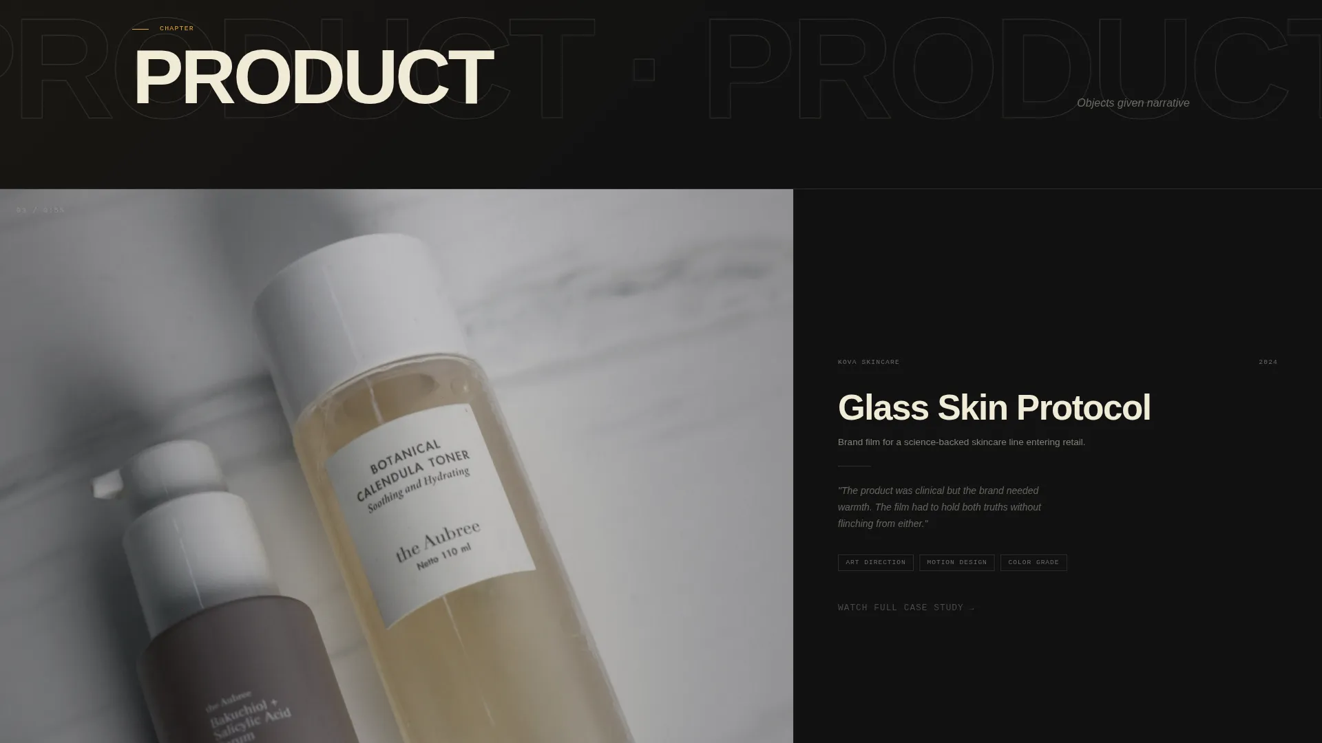 Motion Designer Portfolio Portfolio Website Template