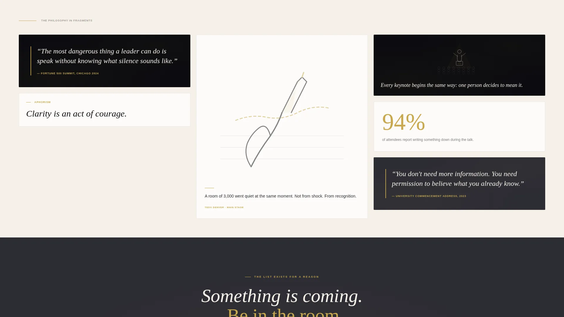 Motivational Speaker Landing Page Template