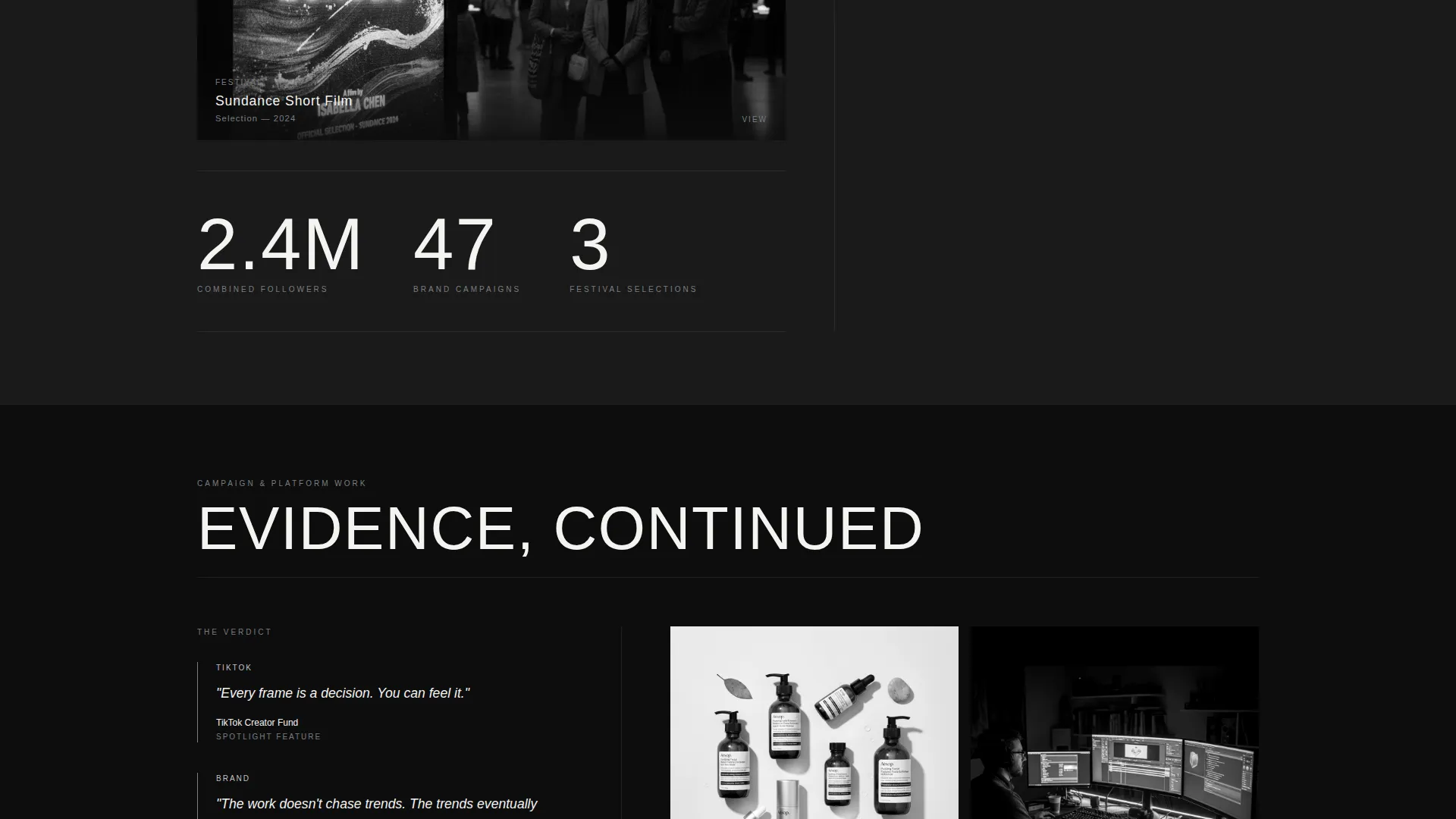 Creator & Influencer Pre-Launch Website Template
