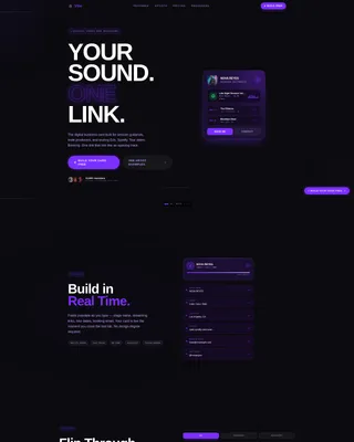 Musician Profile Appointment Booking Website Template