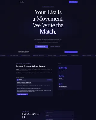 Nonprofit Marketing & Agency Portfolio Website Template