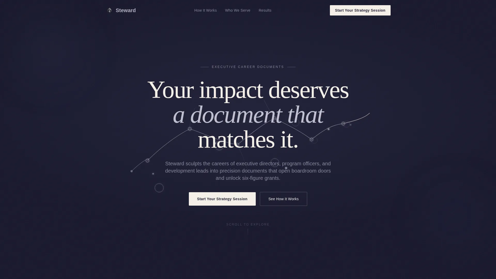 Nonprofit Leader Career Booking Website Template