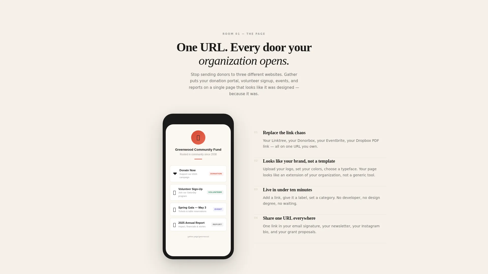 Linktree & Link-in-Bio Professional Website Template