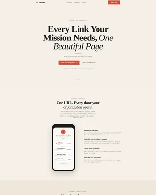 Linktree & Link-in-Bio Professional Website Template