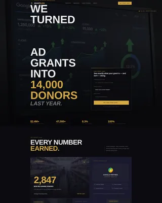 Nonprofit Marketing & Agency Specialist Portfolio Website Template