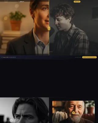 Nonprofit Marketing Agency Cinematic Landing Page Template
