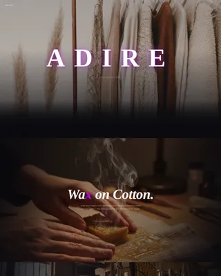 Dark Immersive Waitlist Landing Page for African Fashion