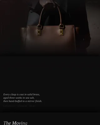 Avantgarde Bagbrand Landing Page Template