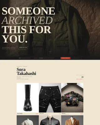 Avant-Garde Resale Landing Page Template