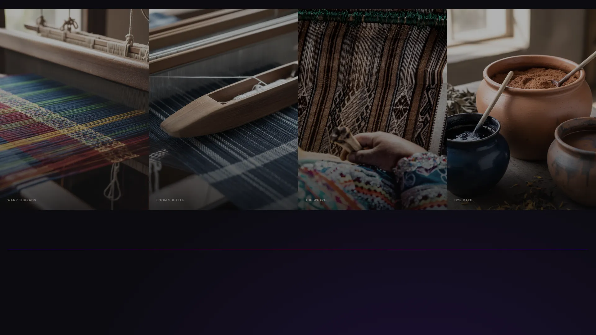 Bag Landing Page Template, Wanderloom