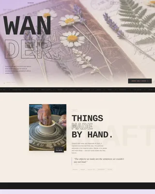 Bohemian Lifestyle Blog Landing Page Template