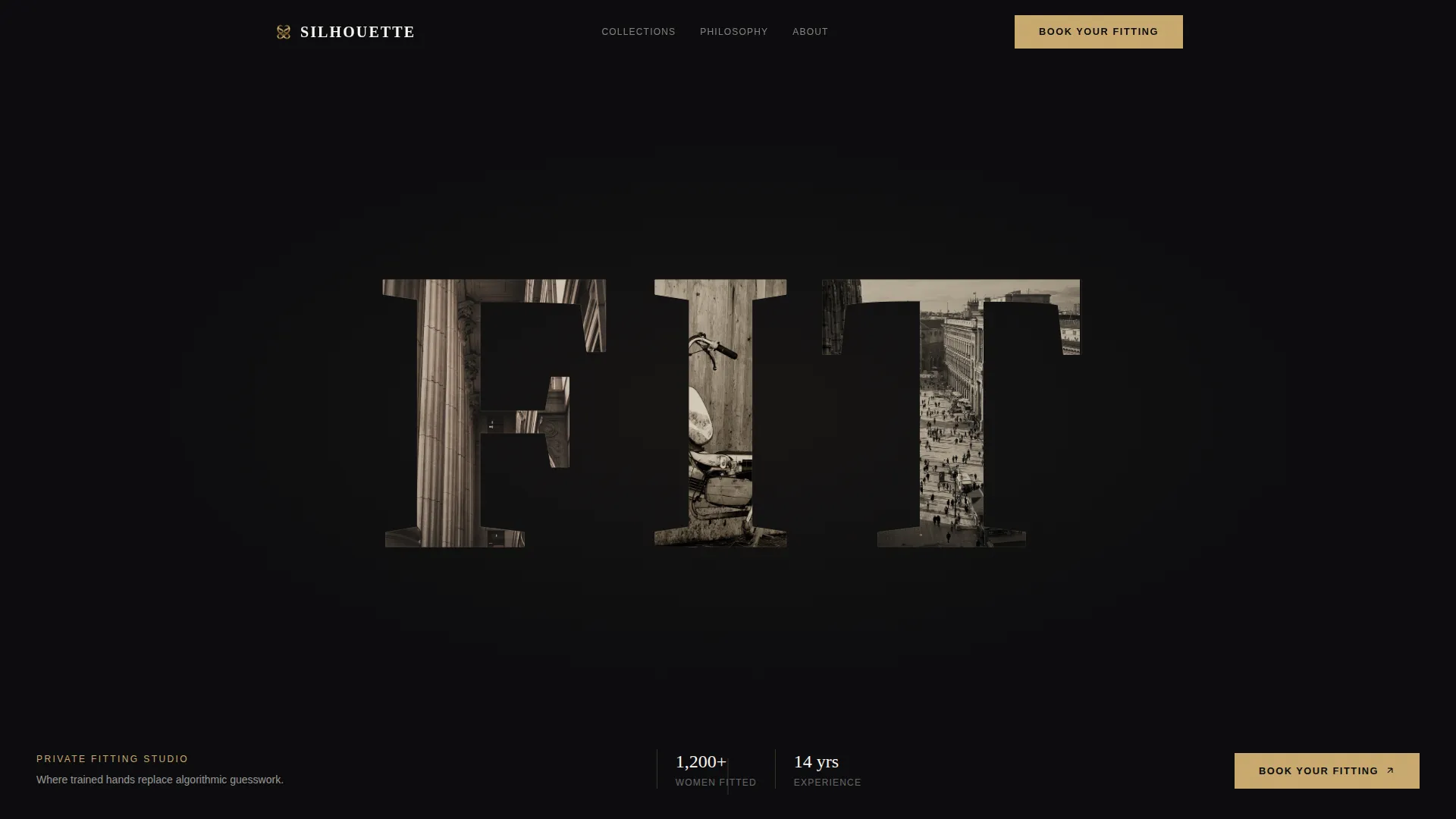 Luxe Bra Fitting Specialist Landing Page Template