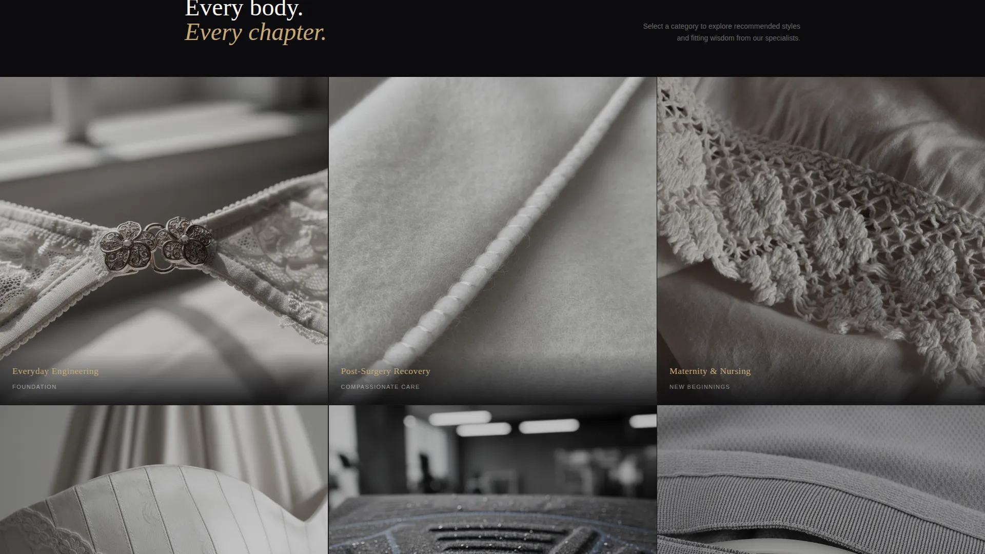 Luxe Bra Fitting Specialist Landing Page Template