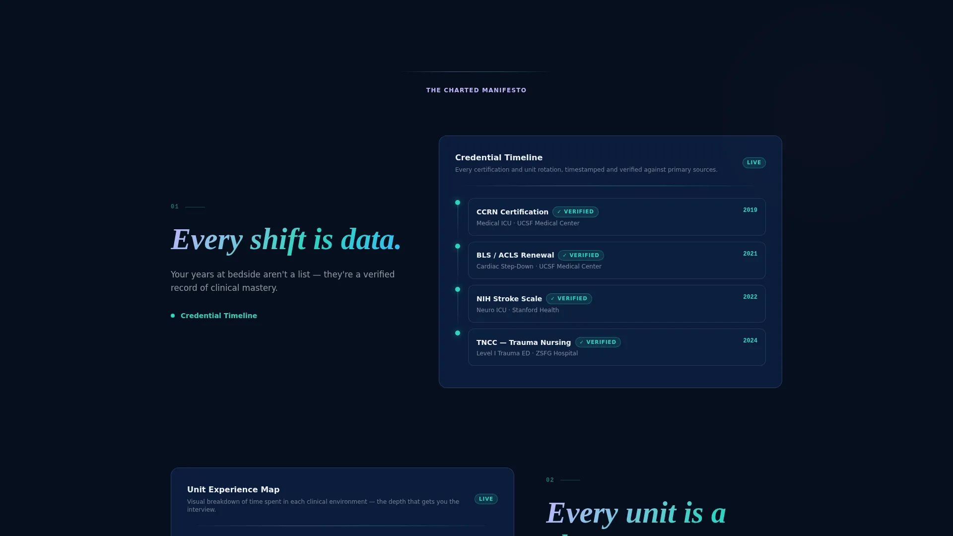 Nurse Profile Careers Website Template