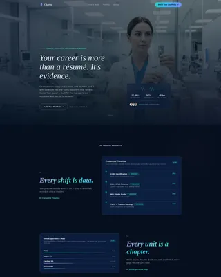 Nurse Profile Careers Website Template