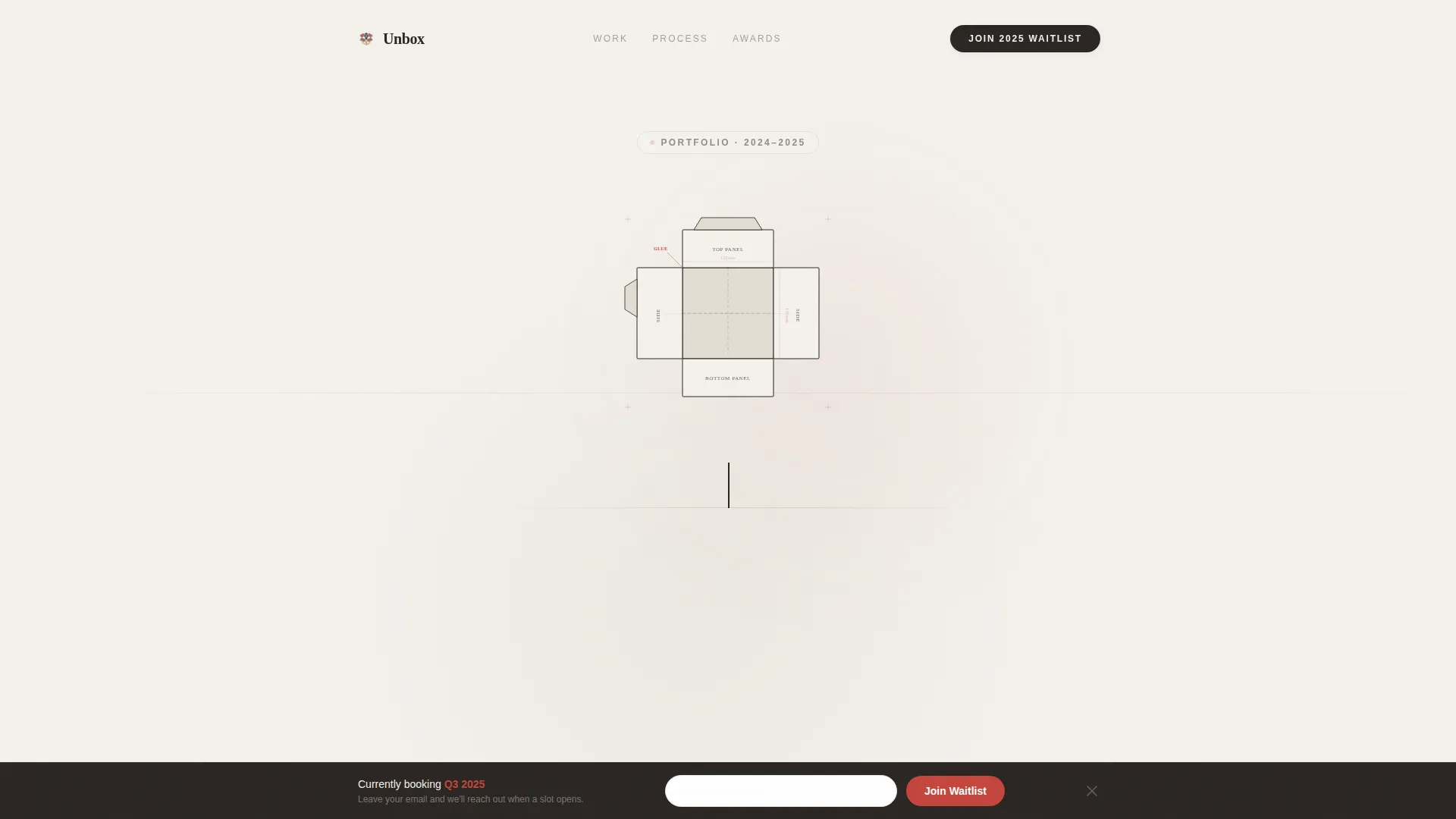 3D & Product Design Portfolio Pricing Website Template