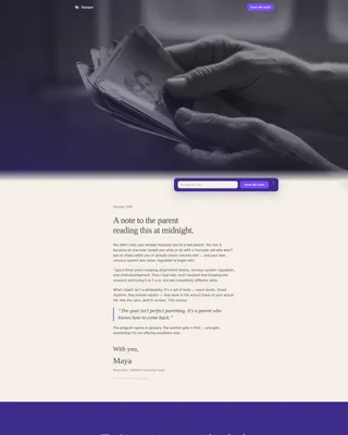 Coach & Mentor Pre-Launch Website Template