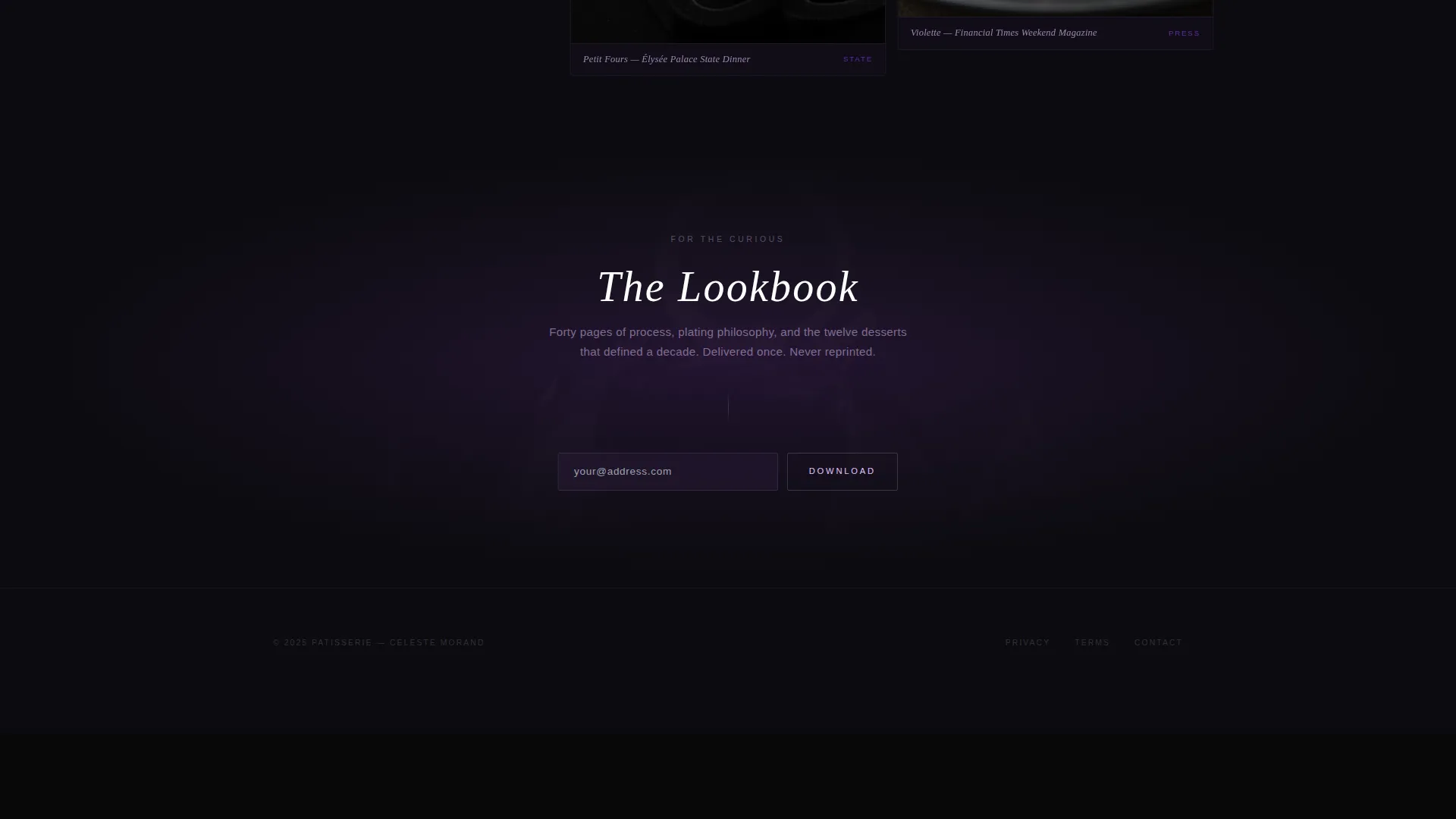 Chef & Culinary Portfolio Pre-Launch Website Template