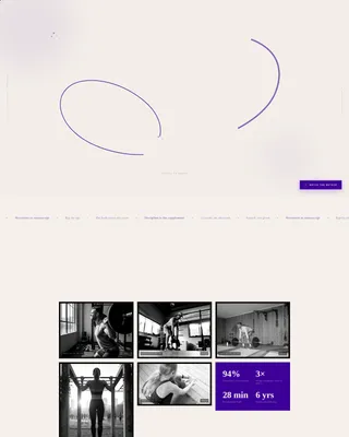 Personal Trainer Profile Specialist Professional Website Template